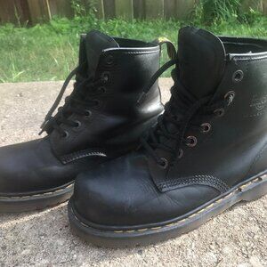 doc martens industrial steel toe boots